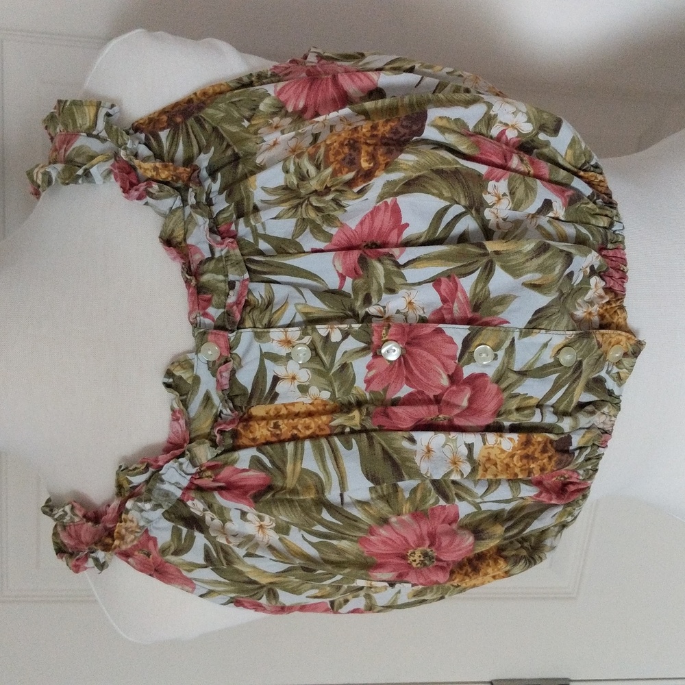 Vintage bubble crop top